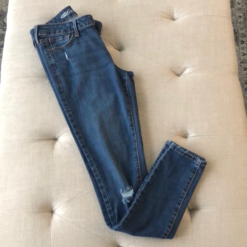 Old navy rock star mid rise jeans